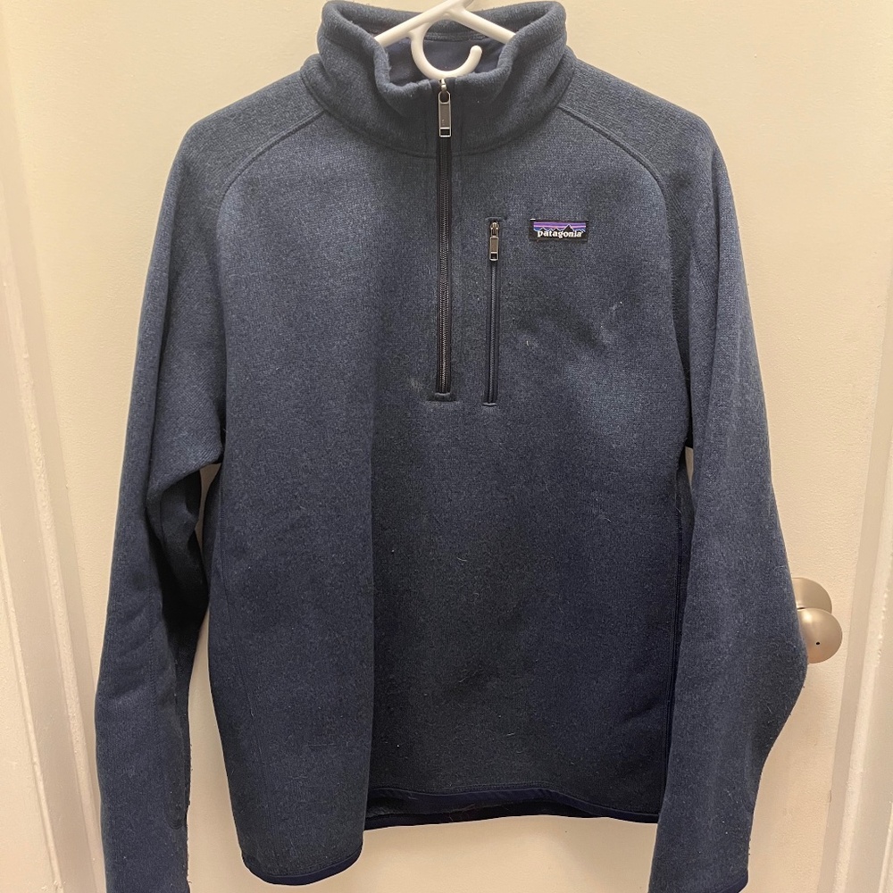 Men's Better Sweater® 1/4-Zip Fleece, Navy